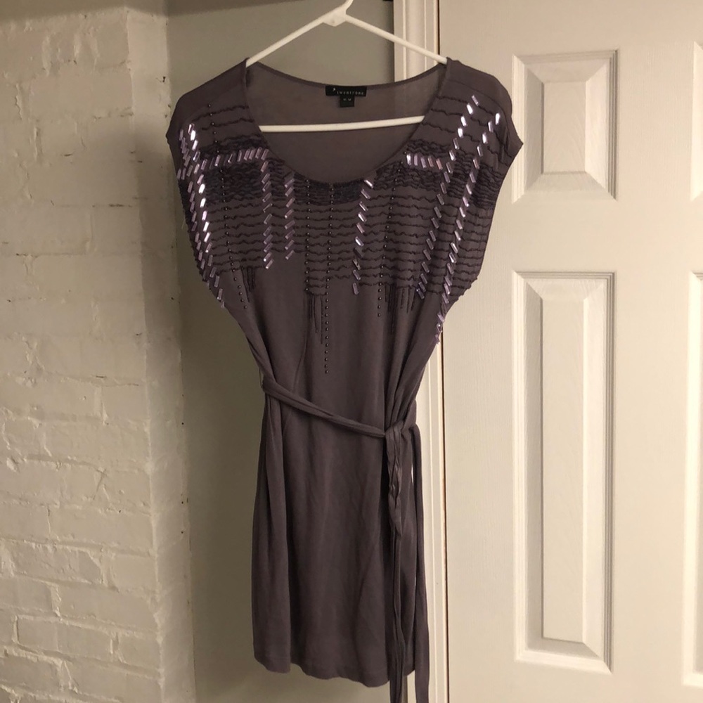 Purple Beaded Tunic